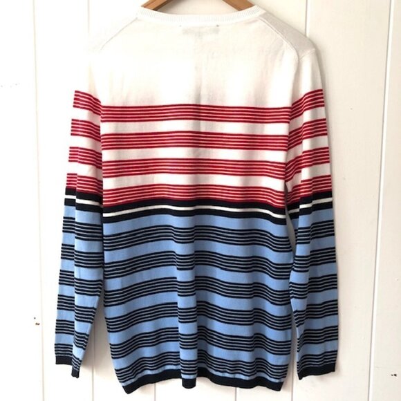 Tommy Hilfiger Womens Striped Crewneck Sweater X-Small - Picture 4 of 7